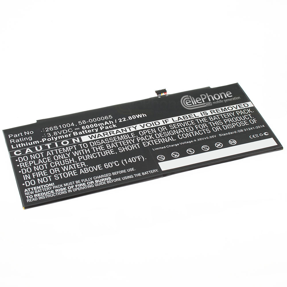 [6403] Batería Li-Polymer para Amazon Kindle Fire HDX 8.9 (reemplazado 26S1004) - 6000 mAh