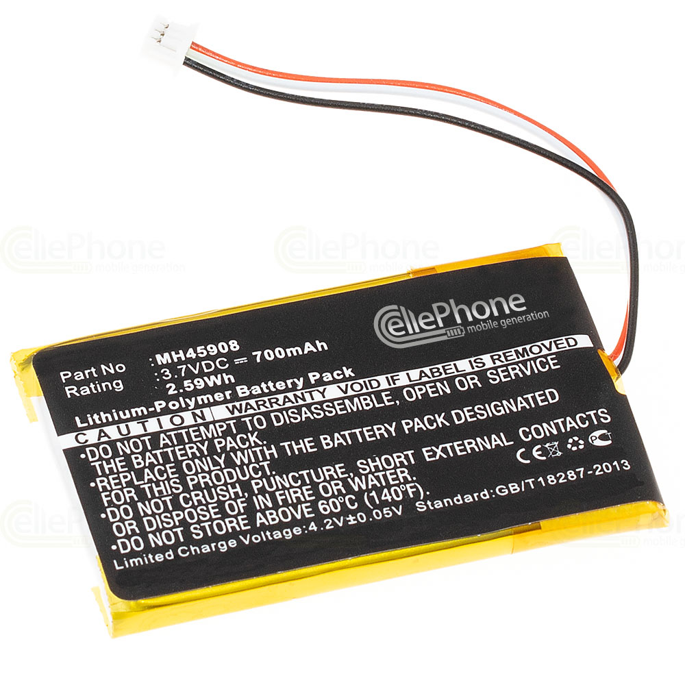 Battery Li-Polymer for Corsair Gaming H2100 Dolby 7.1 Wireless Gaming Headset - Razer Opus X (replaced MH45908)