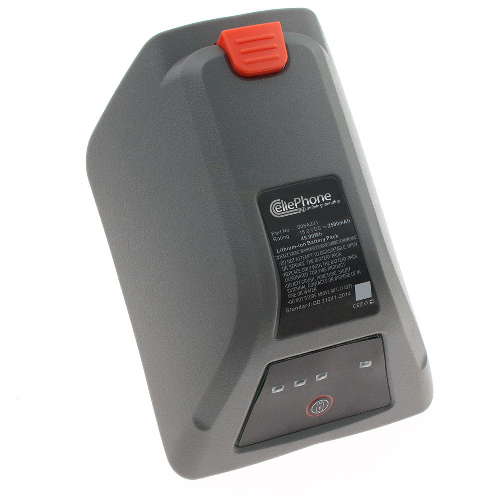 Batterie Li-Ion pour Gardena 8025-20 Comfort Wand-Boîte à tuyau 35 roll-up automatic (remplace 008A231) - 2500 mAh