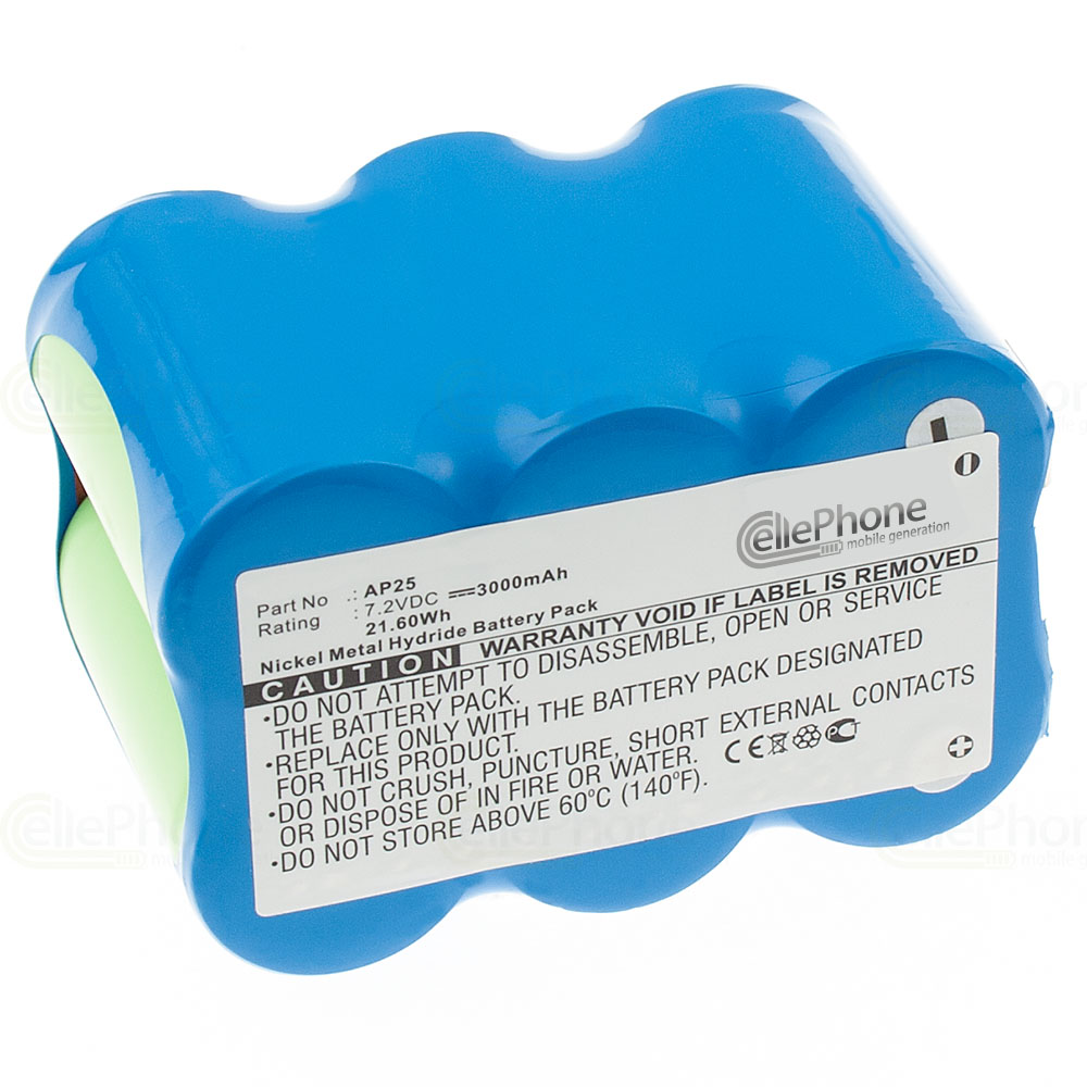 batteria Ni-MH per Pellenc AP25 / P80 (sostituisce AP25) - 3000mAh / 7,2V