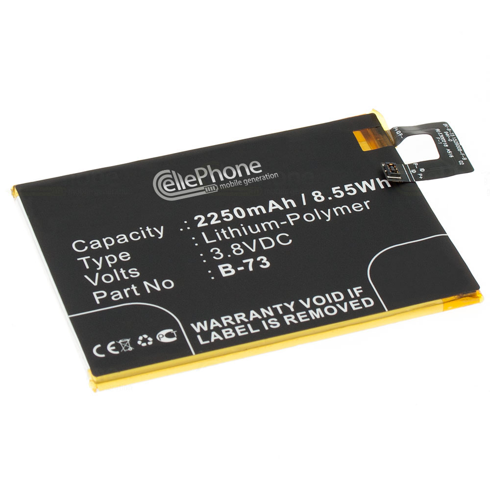 [6425] Batería Li-Polymer para BBK Vivo X5 (reemplazado B-73)