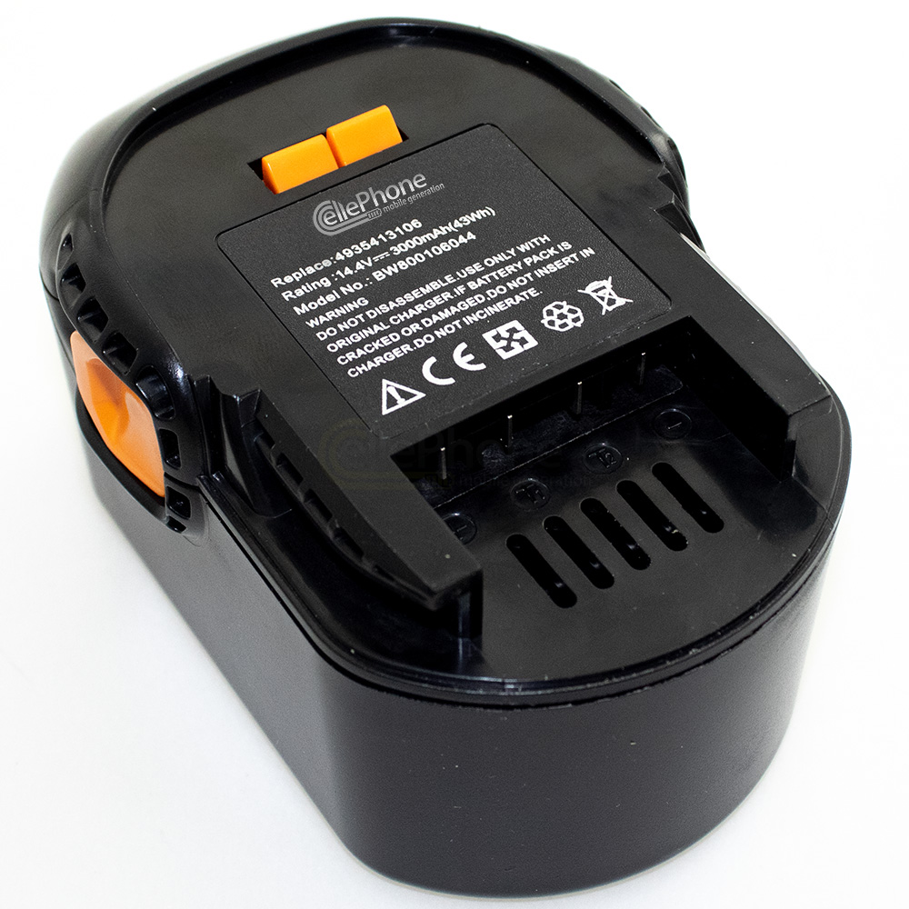 [6471] Batterie Li-Ion pour AEG BSB 14 STX (remplace B1420) - 3000 mAh / 14,4V
