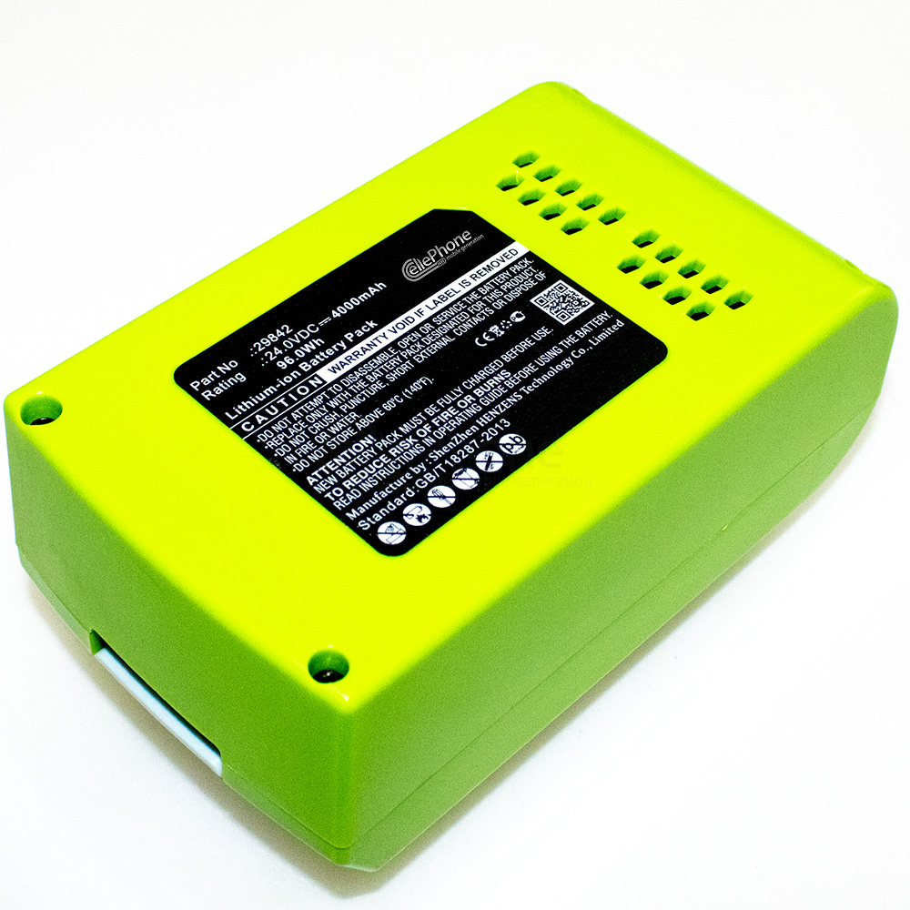 Batterie Li-Ion pour Greenworks Tronçonneuse 20362 / Taille-haie 24352 (remplace 29322) - 4000 mAh / 24V