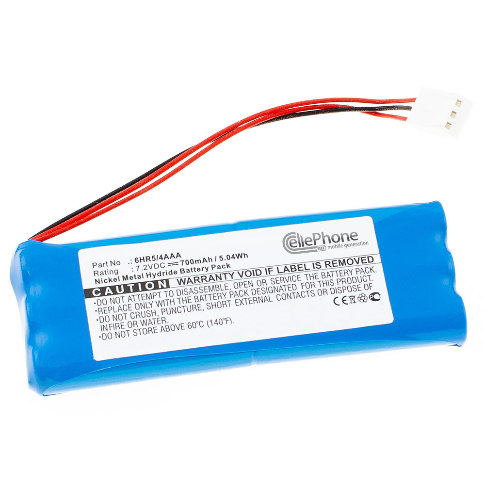 [6496] Batterie Ni-MH pour Falard BP7.2 (remplace 6HR5/4AAA)