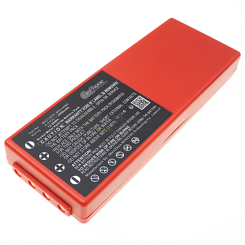Accu Ni-MH voor HBC Radiomatic Spectrum 2 - Spectrum 3 - FUB10XL FUB78AA BA214060 BA214061 (vervangt BA214060) - 2000mAh / 6V