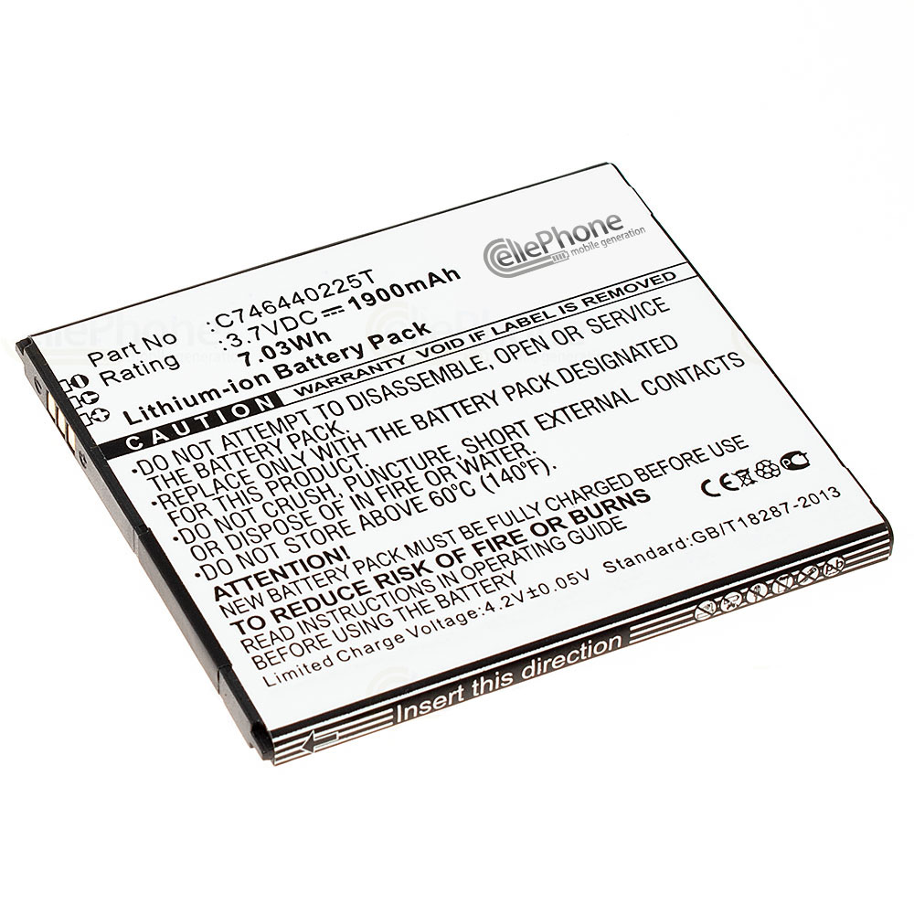[6541] Batterie Li-Ion pour Blu Studio 5.5 (remplace C746440225T)