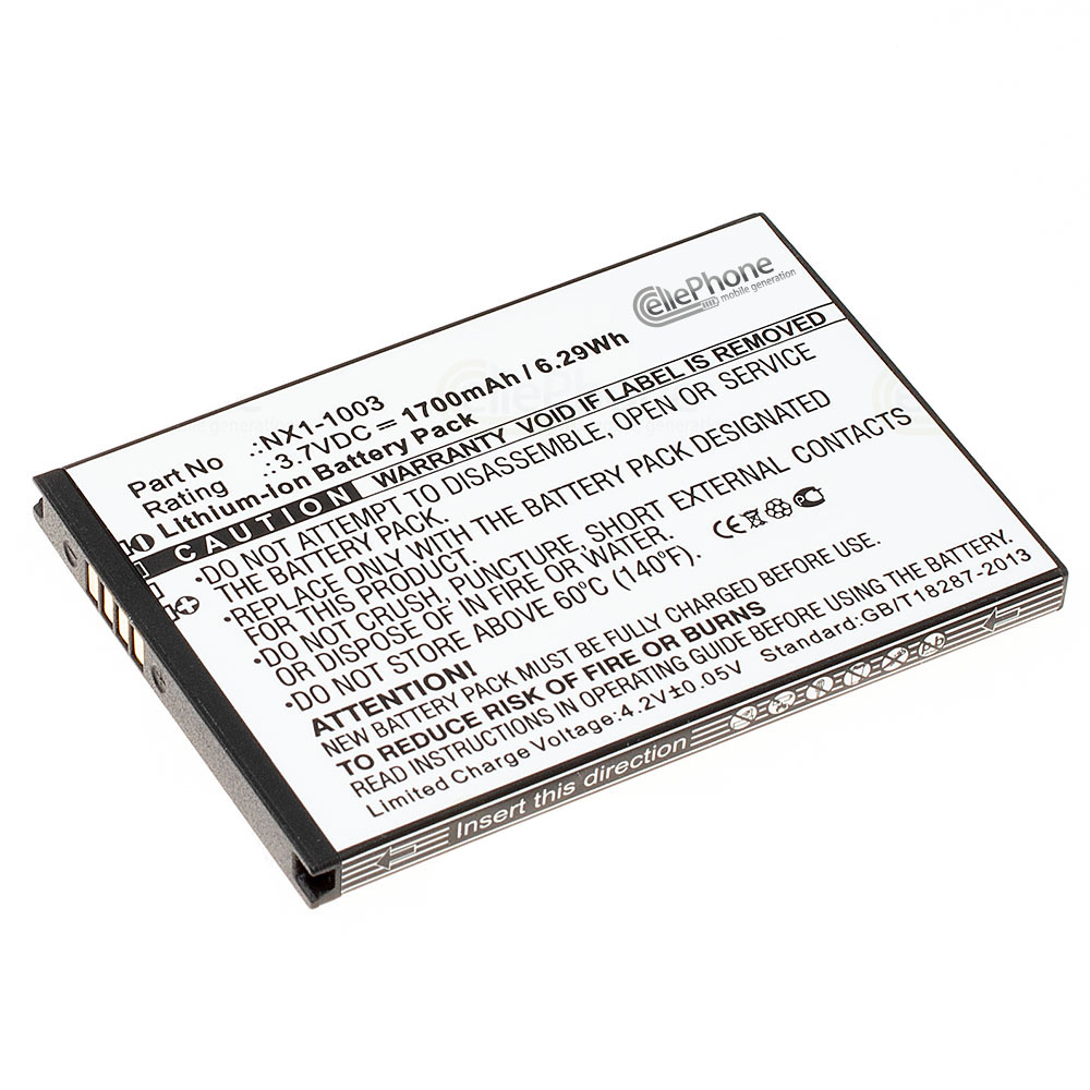 [6552] Batterie Li-Ion pour Handheld Nautiz X1 (remplace NX1-1003)