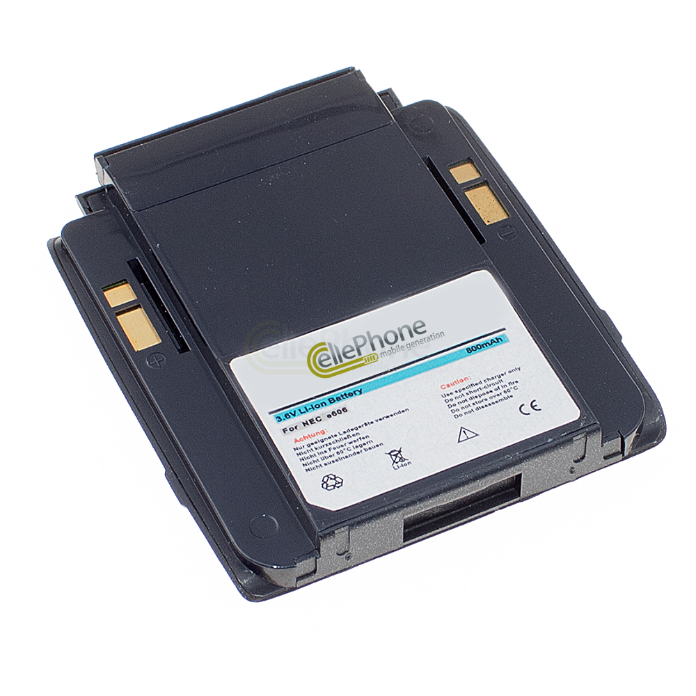 PolarCell Accu Li-Ion voor Nec e606 - zwart