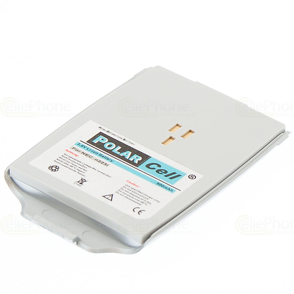 [1142] PolarCell Akku Li-Ion für Nec n223i - silber