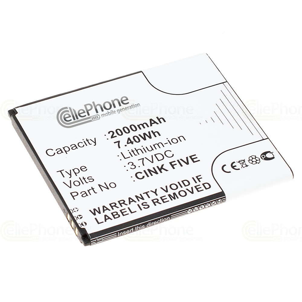 [6592] Accu Li-Ion voor Elson Mobistel Cynus F5 (vervangt BTY26184)