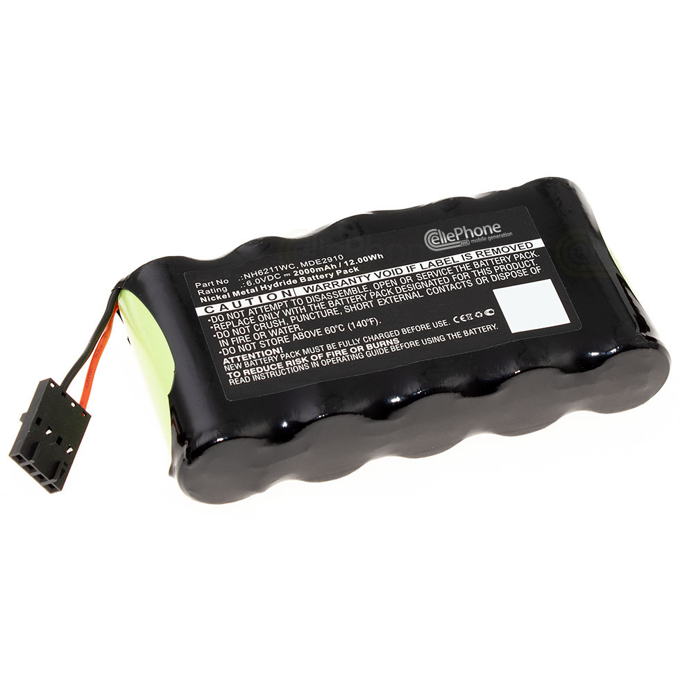 [6628] Batería NI-MH para Baxter Healthcare AS40 (reemplazado MDE2910) - 2000mAh / 6V