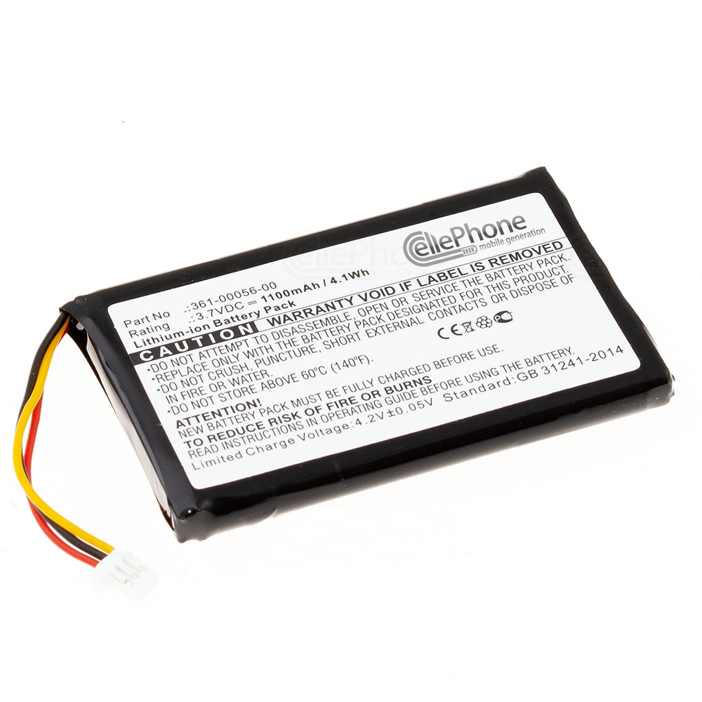 Akku Li-Ion für Garmin Nüvi 30 50 50LM 55LM 55LMT 58LMT - Drive 50 51 52 LMT-S - DriveSmart 5 50 55 61 65 70 LMT-D - Camper 770 LMT-D (ersetzt 361-00056-00)