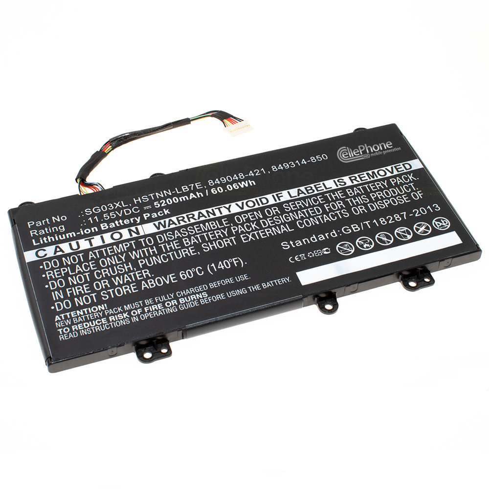 [6664] batteria Li-Ion compatibile con HP Envy M7U - 5200 mAh