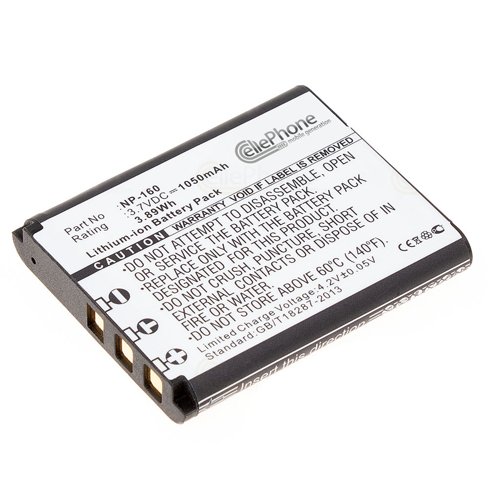 batteria Li-Ion compatibile con Casio NP-160