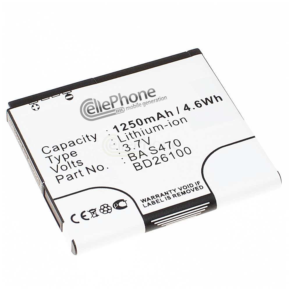 [1161] Batería Li-Ion para HTC Desire HD (reemplazado BA S470)