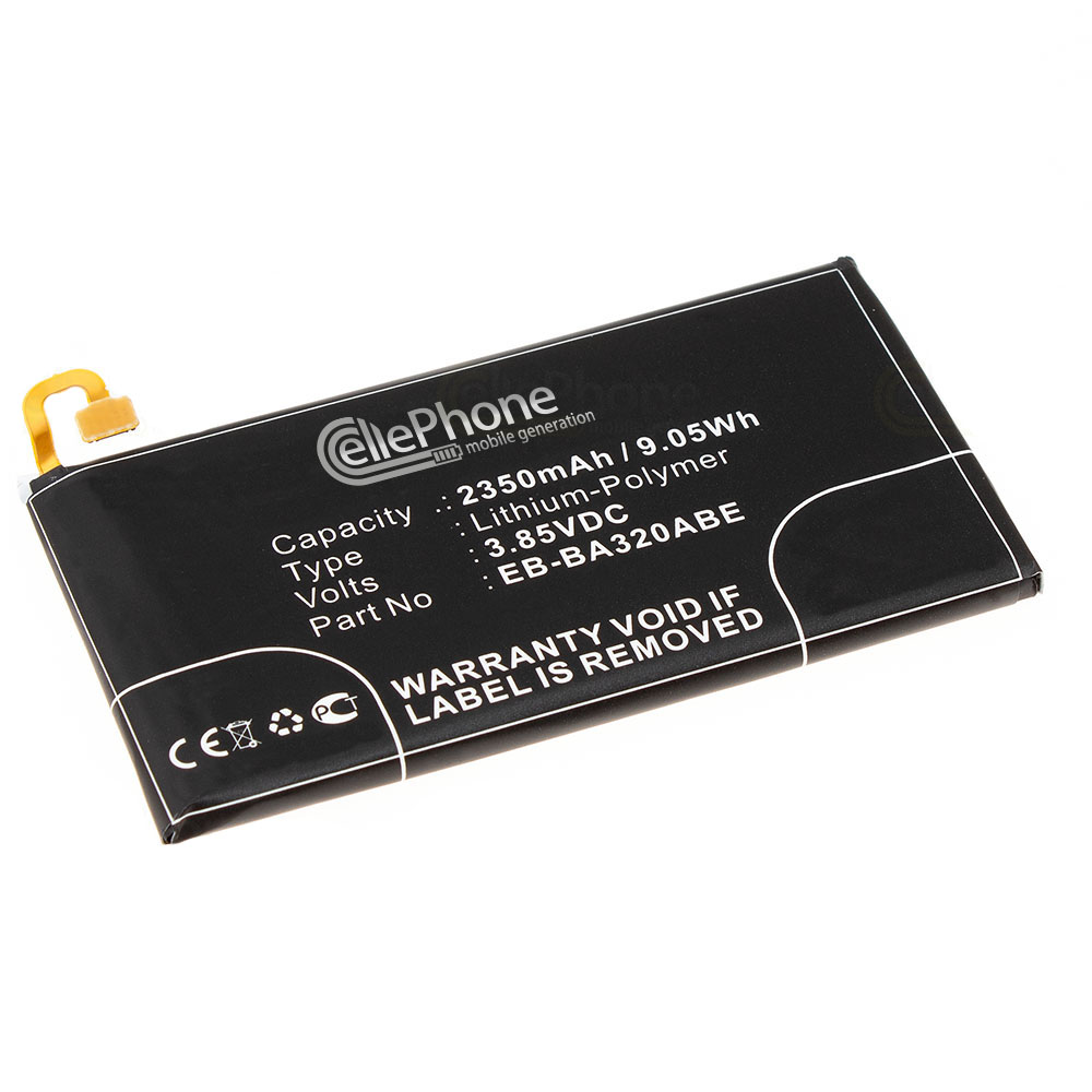 [6674] Batería Li-Polymer para Samsung Galaxy A3 2017 (SM-A320) (reemplazado EB-BA320ABE)
