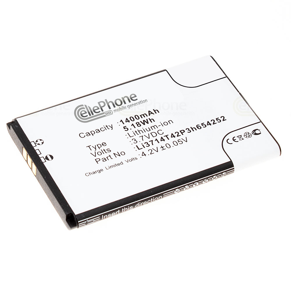 [6684] Batterie Li-Ion pour ZTE U809 V809 (remplace Li3714T42P3h654252)
