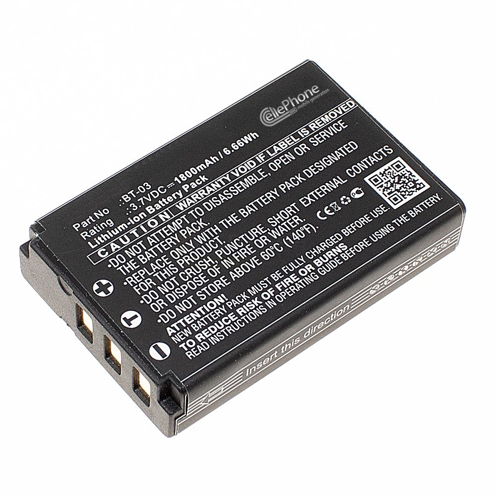 [6693] batteria Li-Ion per Zoom Q8 Recorder - Praktica Luxmedia Z35 Z160 (sostituisce BT-03)