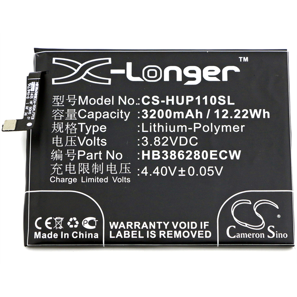 [6725] Accu Li-Polymer voor Huawei P10 (vervangt HB386280ECW)