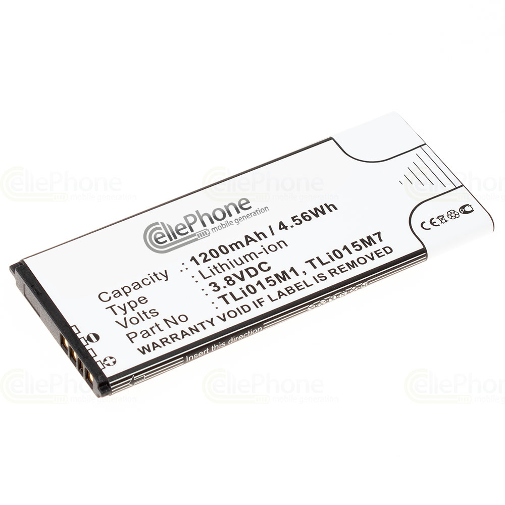 [6731] Akku Li-Ion für Alcatel 3080 3080G - One Touch Pixi 4 4.0 (ersetzt TLi015MA)