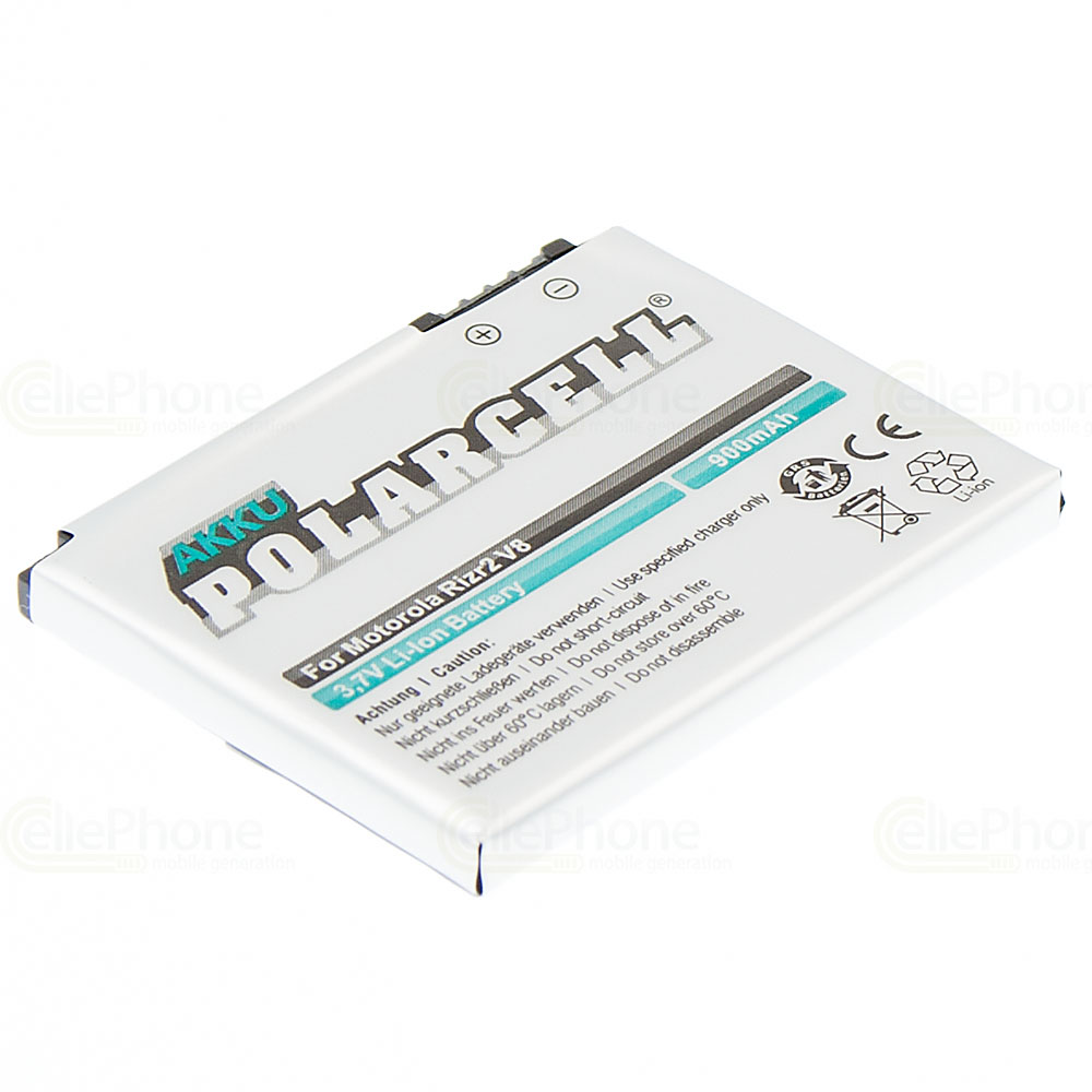 [1169] PolarCell Batterie Li-Ion pour Motorola Razr2 V8 - MOTO U8 U9 V9 V10 ZN5 (remplace BX40)