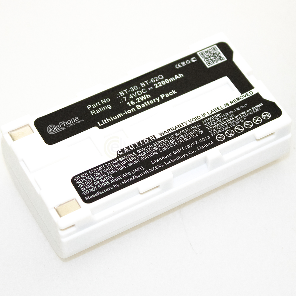 Battery Li-Ion for Topcon Field Controller FC100 FC2000 (replaced BT-30) - 2200 mAh
