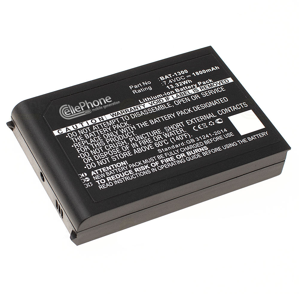 [6754] batteria Li-Ion per Bluebird Pidion BIP-1300 (sostituisce BAT-1300) - 1800mAh / 7,4V