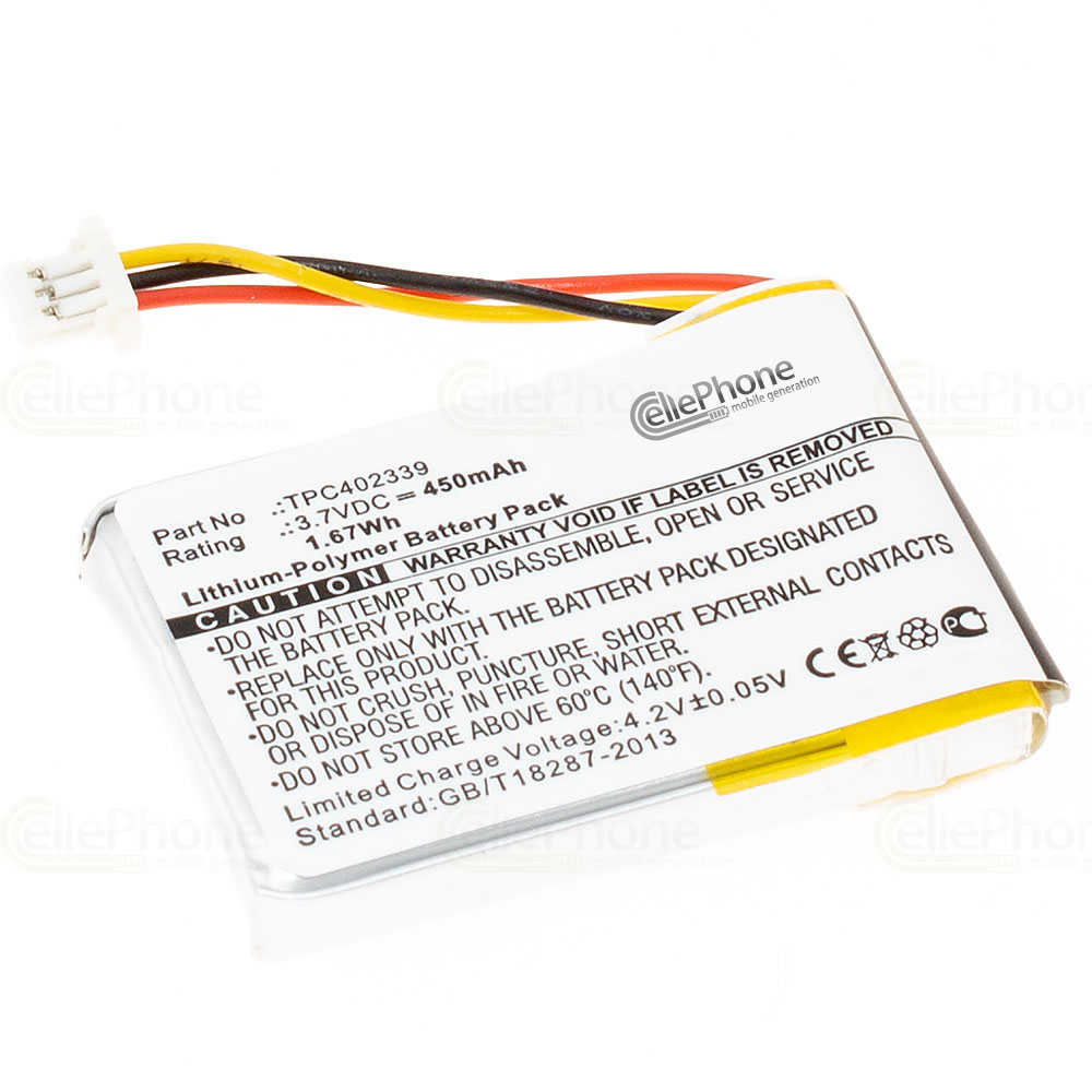 Akku Li-Polymer für Mio Mivue 338 358P 366 368 658p (ersetzt TPC402339)