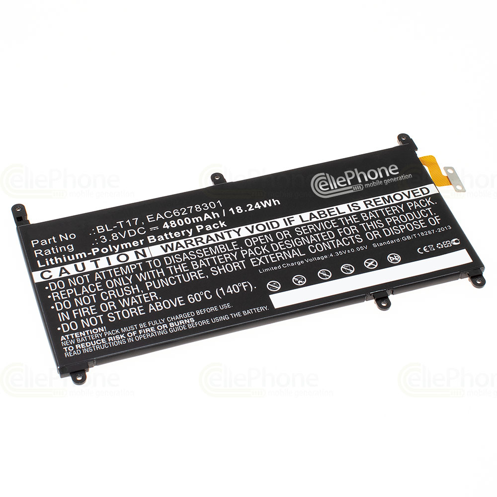 [6798] Batterie Li-Polymer pour LG G Pad III 8.0 / X 8.3 (remplace BL-T17) - 4800 mAh