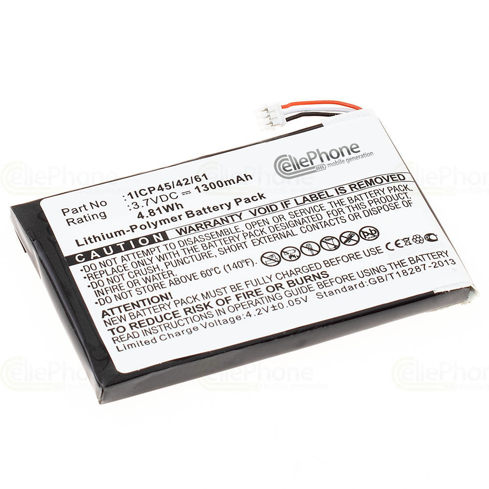 [6799] Batterie Li-Polymer pour Verifone e315 e315M e335 e335M (remplace 1ICP45/42/61)