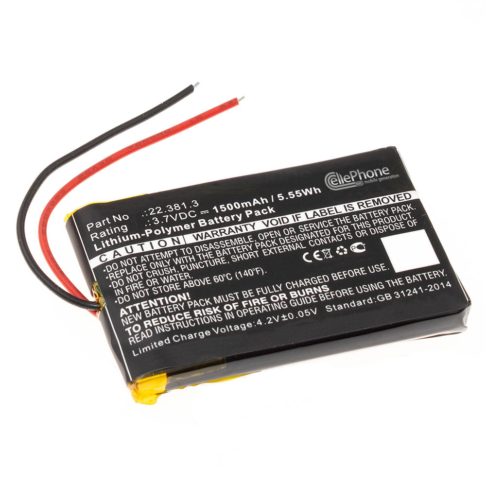 [6839] Akku Li-Polymer für Teleradio TG-TX-MNL (ersetzt 22.381.3)