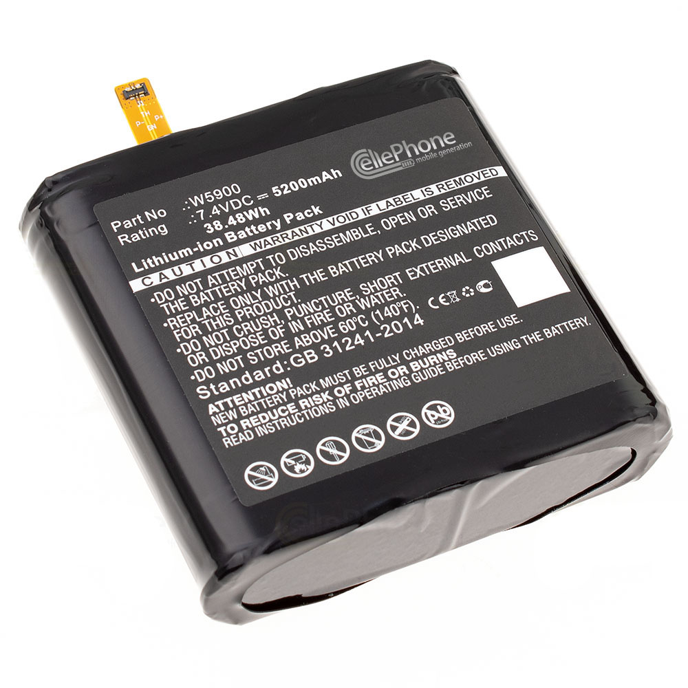 Battery Li-Ion for Sunmi V1 (replaced W5900) - 5200mAh / 7,4V