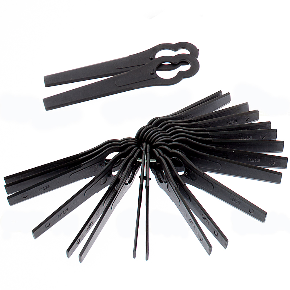 [6872] 20x Lames de rechange pour Florabest FAT 18 B3 coupe-bordure