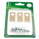 9x replacement titanium blades 0.75mm for Honda Miimo 310 520 3000 robotic lawn mower