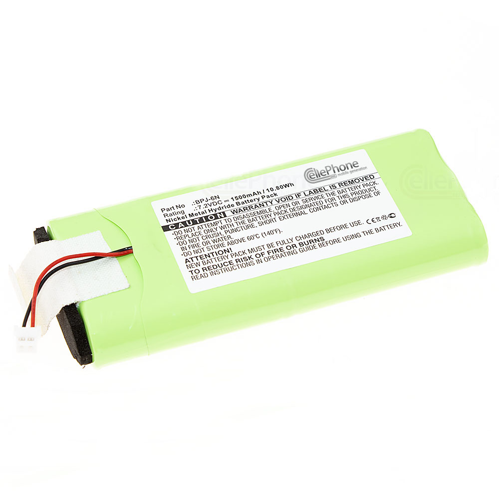 [6890] Akku Ni-MH für Ritron Jobcom JMX-100 150 450 (ersetzt BPJ-6N) - 1500mAh / 7,2V