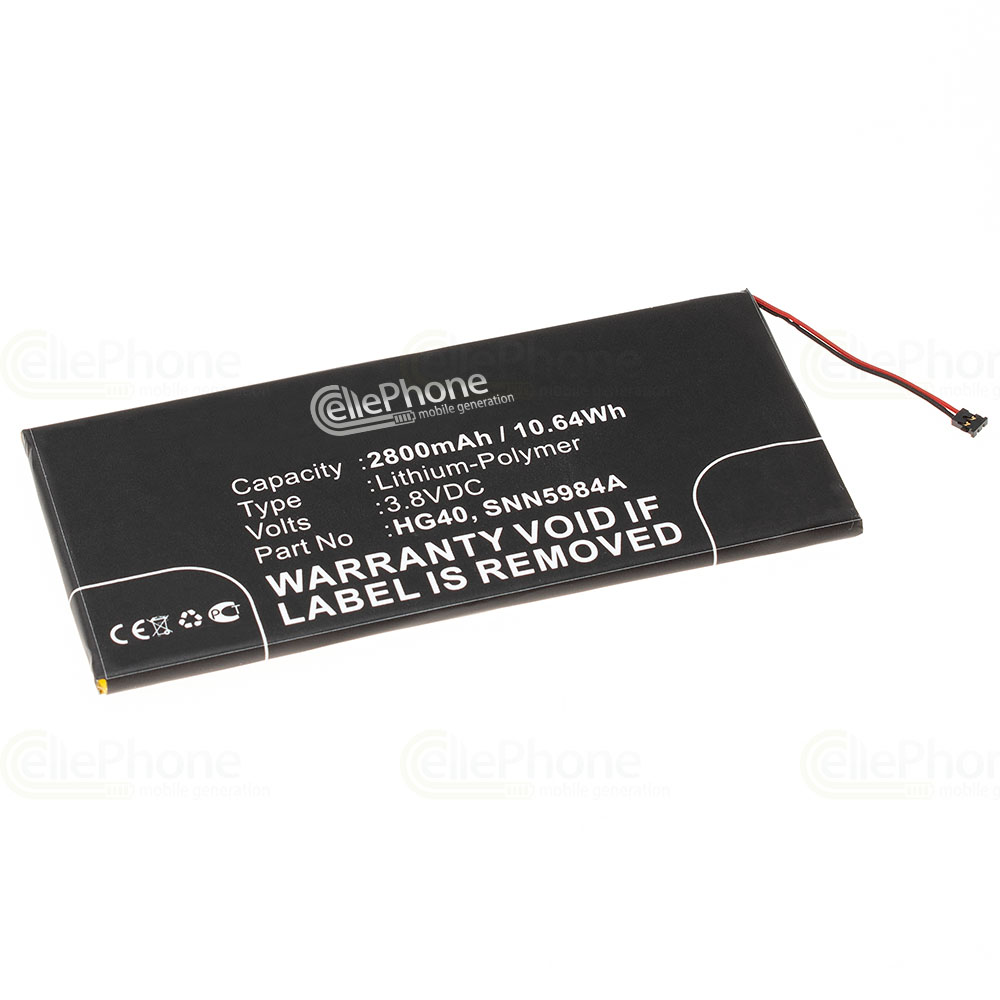 [6900] Battery Li-Polymer for Motorola Moto G5 Plus (replaced HG40)
