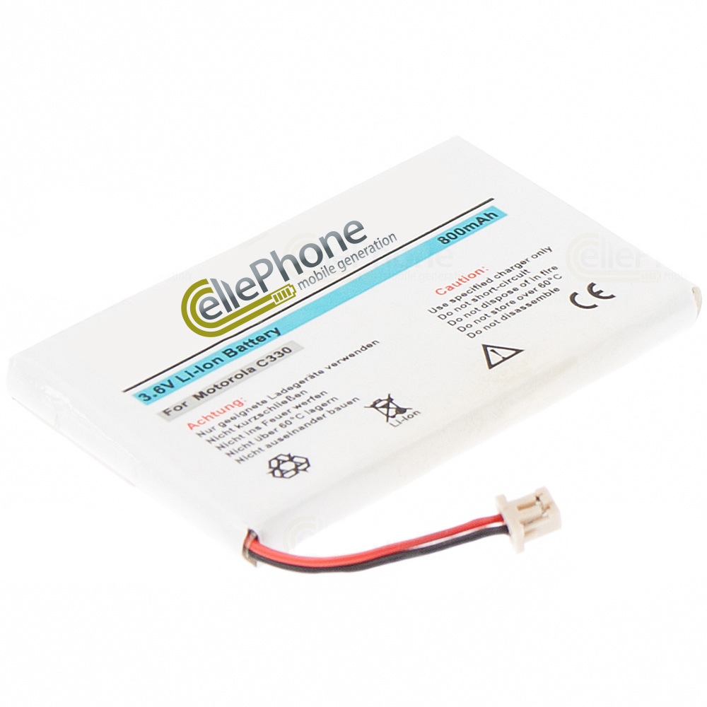 [1198] Batterie Li-Ion pour Motorola C330 (remplace SNN5582)