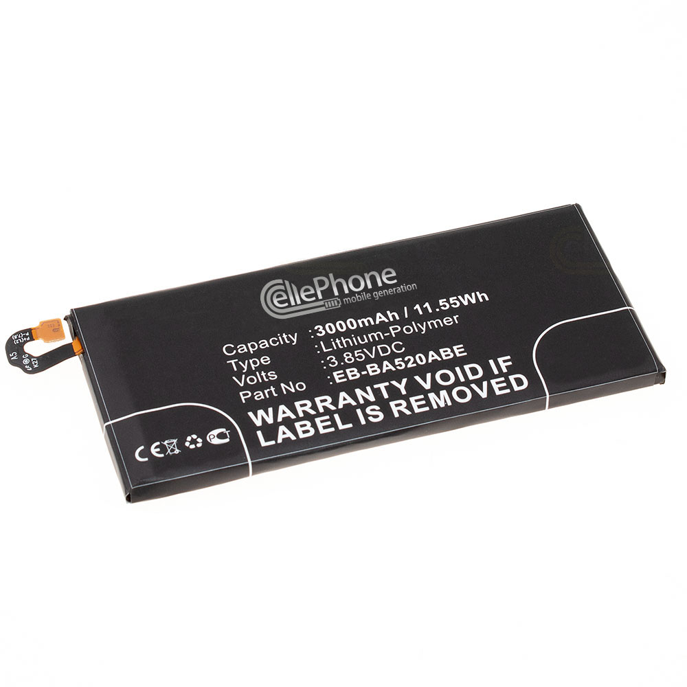 Batería Li-Polymer para Samsung Galaxy A5 2017 SM-A520 (reemplazado EB-BA520ABE)