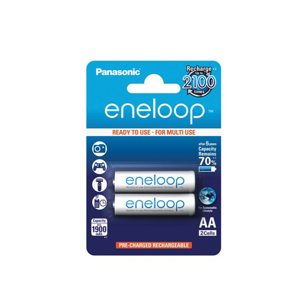 [6920] Akku Ni-MH Panasonic Eneloop Mignon HR6 AA (BK-3MCCE/2BE) - 1900 mAh  - 2er Blister