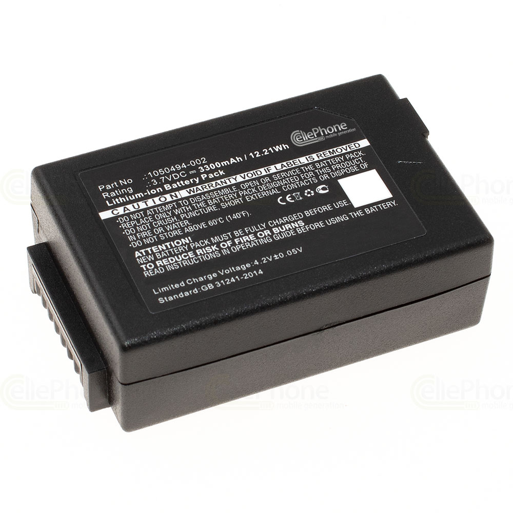 Battery Li-Ion for Zebra WorkAbout Pro G4 (replaced 1050494-002) - 3300mAh