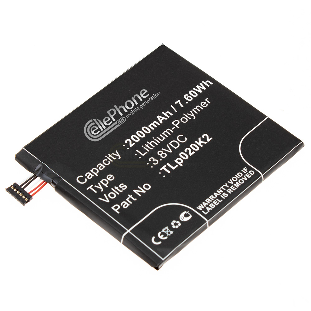 [6959] Battery Li-Polymer for Alcatel One Touch Idol 3 4.7 (replaced TLp020K2)