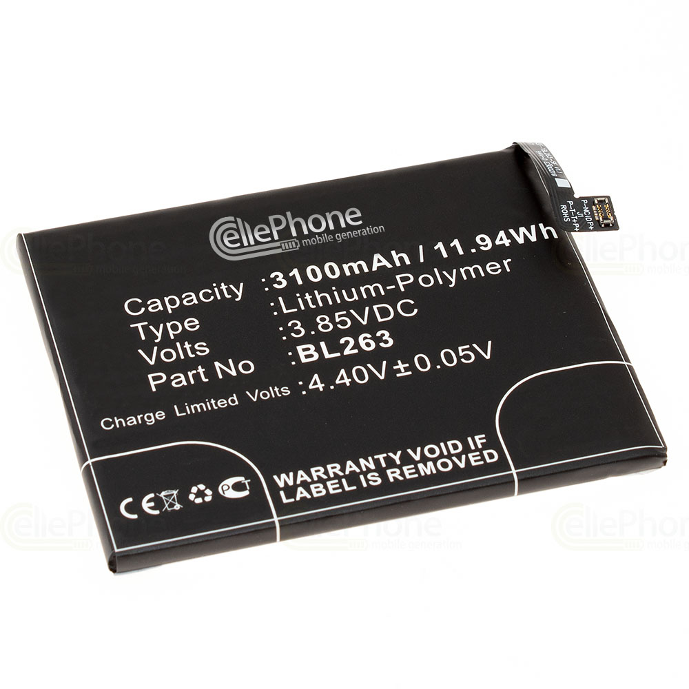 [6977] Batterie Li-Polymer pour Lenovo Zuk Z2 Pro (remplace BL263)
