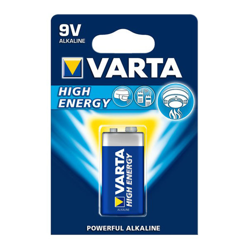 [6986] Battery ZN/MNO2 Varta High Energy 9V E-Block 6LP3146 4922 -  1-pack blister