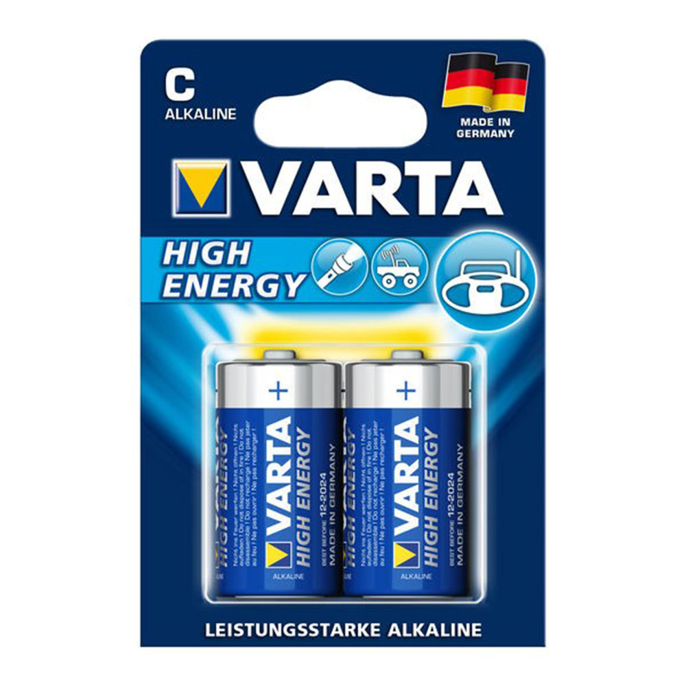 [6989] Pila ZN/MNO2 Varta High Energy 4914 Baby C - blíster de 2