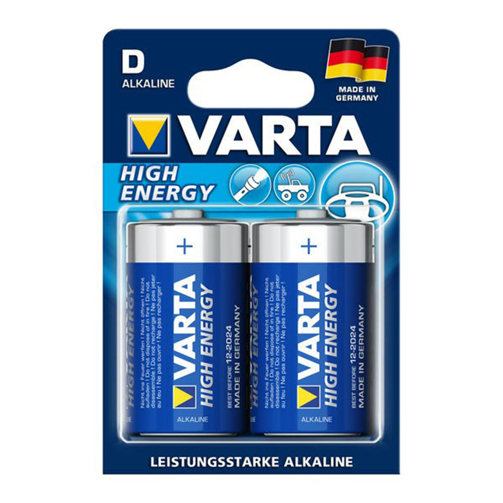 [6990] Pile ZN/MNO2 Varta High Energy 4920 Mono D LR20 -  blister de 2