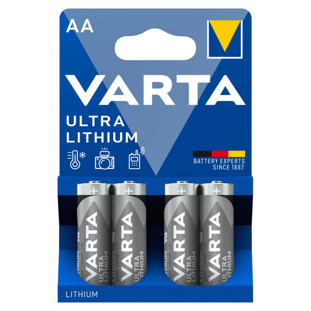 [6995] Batterij Varta Longlife Power Alkaline AA LR6 6106 - 1,5V - blister van 4