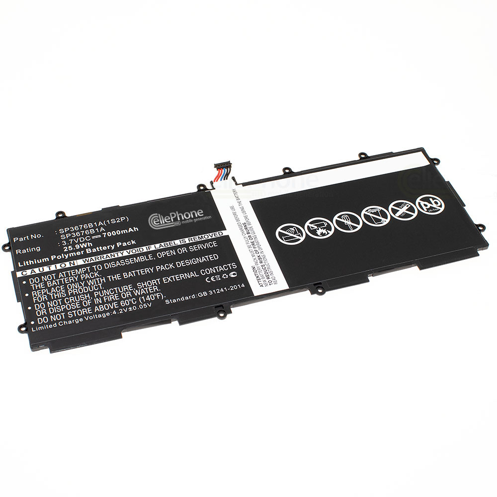 Batterie Li-Polymer pour Samsung Galaxy Tab 2 10.1 (remplace SP3676B1A) - 6000mAh