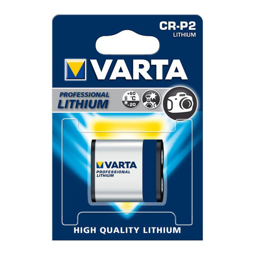Battery Varta Professional Photo Lithium CR-P2 6204 - 1600 mAh - Blister