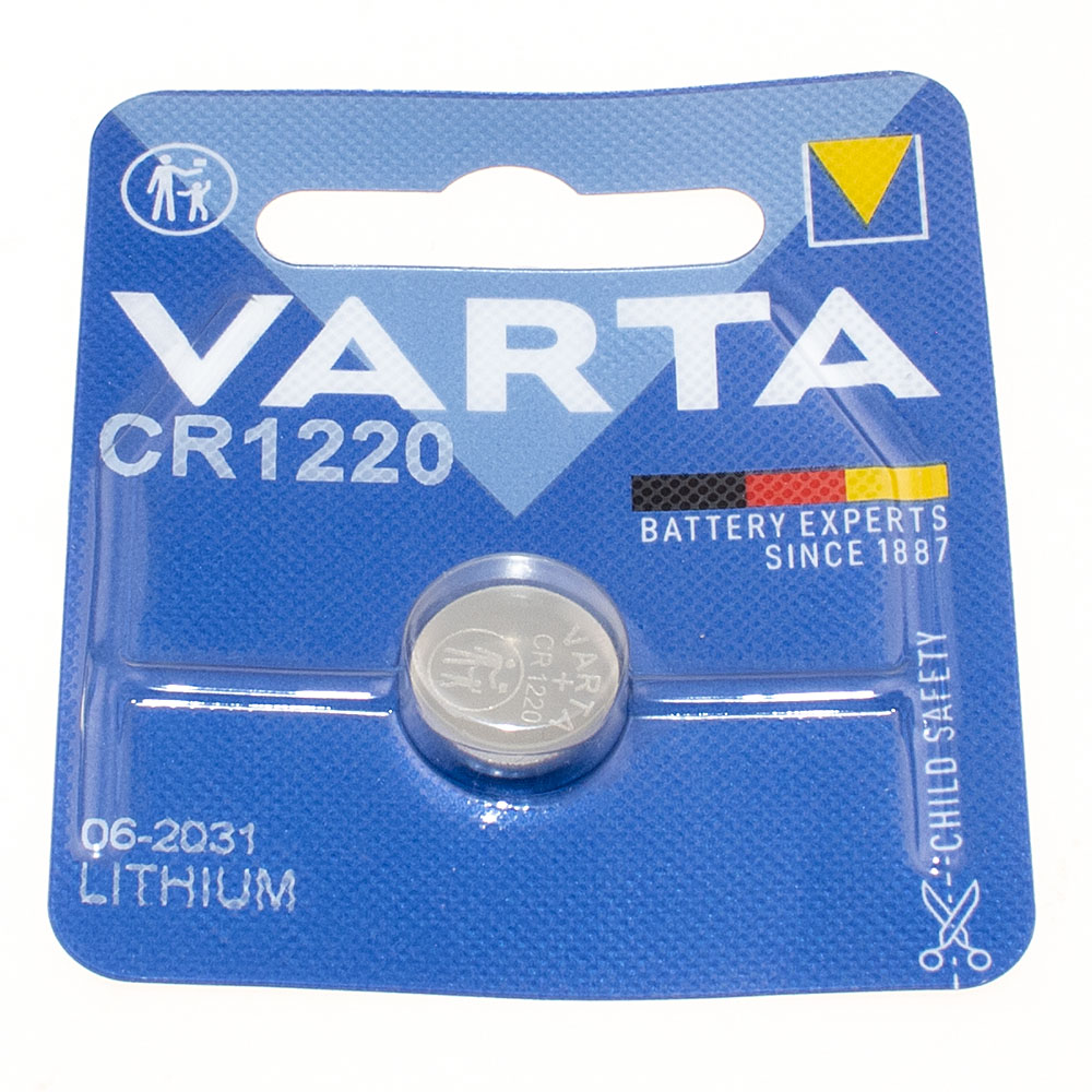 [7007] Batterie Knopfzelle Varta Professional Electronics CR1220 / 6220 - 35 mAh - Blister