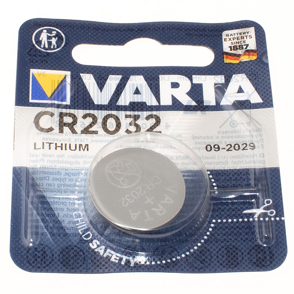[7014] Button cell battery Varta Electronics CR2032  / 6032 - 230 mAh - Blister